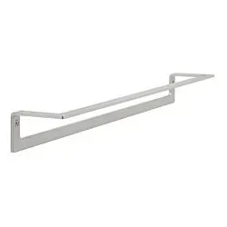 Herzbach Design iX Handtuchhalter 17.818000.1.09 Edelstahl gebürstet, Wandmontage, 450 mm
