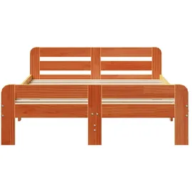 vidaXL Massivholzbett 180 x 200 cm Braun