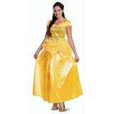 Disney Offizielles Classic Belle Kostüm für Erwachsene, Frauen Prinzessin Kleid Damen Die Schöne und das Biest Halloween Karneval Verkleidung, Größe M