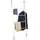 Relaxdays Handtuchleiter Metall 150 x 70 x 2 cm Weiß