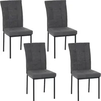 Hti-Living Stuhl Matthew Grau 4er-Set