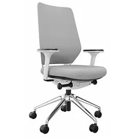 FM Helmets fm Bürostuhl Asiento, 4260761570402 Stoff grau, Gestell grau