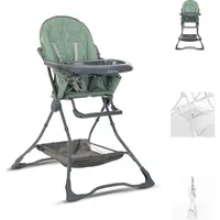 Lorelli Kinderhochstuhl Bonbon Bechervertiefung, klappbar, doppelter Tisch, Korb