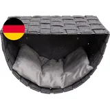 Trixie Frehi Katzenhaus-Set Zur Wandbefestigung, Dunkelgrau, 2 Hütten, Katzenmöb