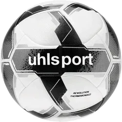 uhlsport Revolution Thermobonded Spielball Fußball weiß/schwarz/silber 5