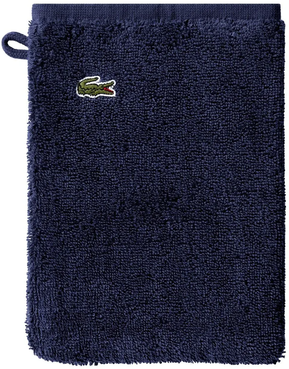 Lacoste Frottier Handtücher Lecroco Waschhandschuh 15x21 cm | marine - blau