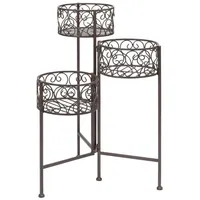 Dehner Blumenhocker Antik, ca. B49/H65/T37,5 cm, Braun