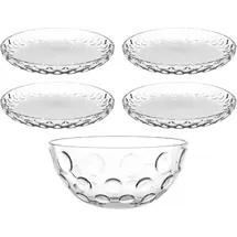 LEONARDO CUCINA OPTIC Geschirrset 5 Stück(e) Glas Transparent