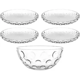 LEONARDO CUCINA OPTIC Geschirrset 5 Stück(e) Glas Transparent