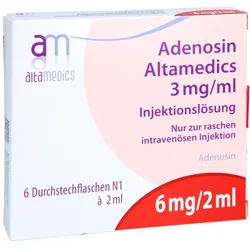 ADENOSIN Altamedics 3 mg/ml Injektionslösung 6X2 ml