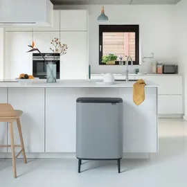 Brabantia Bo Touch Bin Hi 60 l mineral concrete gray
