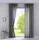 Gardinenbox 2er Set Gardinen »Nizza« Baumwoll-Voile Halbvoile HxB 254x135 cm Grau Transparent Stores mit Gardinenband und Tuneldurchzug, 2019031-2