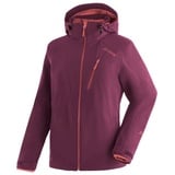 Maier Sports 3-in-1-Funktionsjacke Ribut W Wander-Jacke für Damen, wasserdicht und atmungsaktiv rot 52