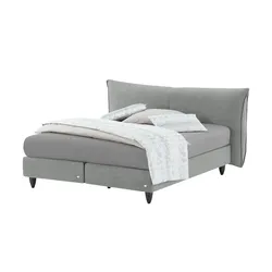 RUF Boxspringbett  Senta K ¦ grau ¦ Maße (cm): B: 242 H: 119