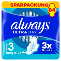 Always Ultra Damenbinden Long Plus mit Flügeln 84 Stück