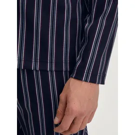 CALIDA Schlafanzug »Relax Streamline 4« 2 tlg. in Interlock-Qualität, weich, Cotton, lange Ärmel CALIDA dark sapphire