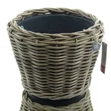 beck ag Pflanzkübel Drypot grau, Ø ca. 36 cm, Höhe ca. 28 cm