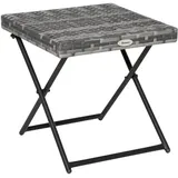 Outsunny Gartentisch Grau,