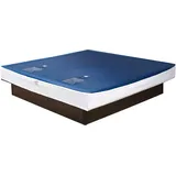 Premium Comfort Wasserkern Wasserbettmatratze für RWM AQUA CLASSIC - eine Seite für Bettgröße 180x200 cm Dual - schräger Softrahmen: innen keilförmig - Höhe innen: 20-23 cm - Beruhigungsstufe 50% / F3
