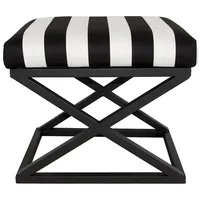 Atelier del sofa Stylish Pouffe with Metal Frame, 50
