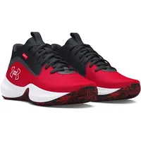 Under Armour Lockdown 7 Basketball Schuhe, Red/Black/Red, 42.5 EU