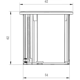 Kalb Material Für Möbel Einbausteckdose 230V Schwarz 2 St.