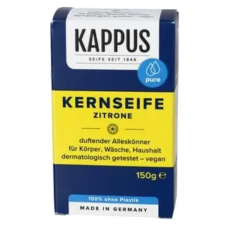 Kappus Seife Kernseife Zitrone Festseife, im Stück, 150g