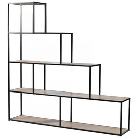 CaliCosy Bücherregal 30 x 11 x 157 cm Schwarz