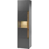 Home Affaire Vitrine City/Giron 50 x 40 x 197 cm Grau