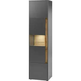 Home Affaire Vitrine City/Giron 50 x 40 x 197 cm Grau