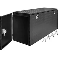 Trucky Deichselbox Werkzeugkasten Aluminium Schwarz