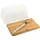 KESPER Brotbox transparent, mit Messer 15.5x34.8x20cm