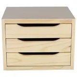 Wellhome Kommode 39 x 30 x 29,5 cm Beige