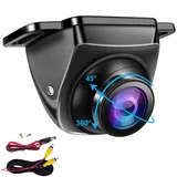 OBEST AHD Auto Rückfahrkamera 1080P 360 Drehbar Nachtsicht Rückfahrkamera