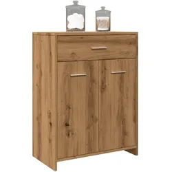 Badschrank Artisan-Eiche 60x33x80 cm Holzwerkstoff