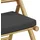 vidaXL 3-tlg Bistro-Set Klappbar mit Dunkelgrauen Kissen Bambus Modell 4
