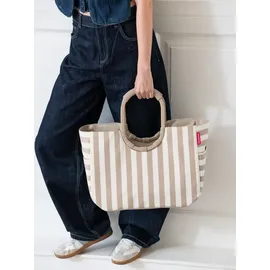 Reisenthel Loopshopper L summerstripes coffee