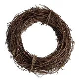 NaDeco Clematis-Kranz in Natur, Durchmesser ca. 15cm | Deko-Kranz | Naturkranz | Rebenkranz | Weidenkranz | Türkranz | Waldrebe | | Osternest | Osterdeko | Naturdeko