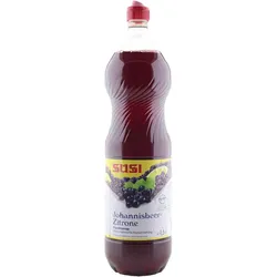 Susi Fruchtsirup Johannisbeer-Zitrone