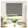 vidaXL Verdunkelungsrollo Klemmfix 106 x 130 cm Grau