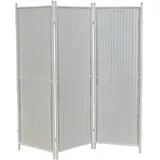 Merxx Paravent Weiß 183 x 3 x 183 cm