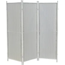 Merxx Paravent Weiß 183 x 3 x 183 cm