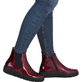 remonte Stiefelette kirschrot | schwarz 42