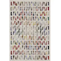 Bamyum Zola Bedruckter 80x300 Teppich Chenille-Druck Maschinell Hergestellt 80 x 300 cm (80 x 300 cm)