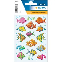 Herma Aufkleber Fische Meer 42 Stück