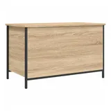 vidaXL Sitzbank mit Stauraum Sonoma-Eiche 80x42,5x50 cm Holzwerkstoff