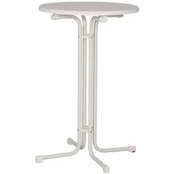 MFG  MFG Stehtische Stehtisch Ø 85x110 cm, weiß, klappbar