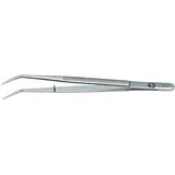 C.K Tools T2314 Präzisionspinzette Spitz gebogen fein 150 mm