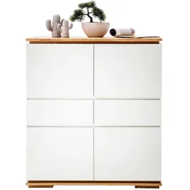 MCA Furniture Highboard 102 x 115 x 40 cm Weiß