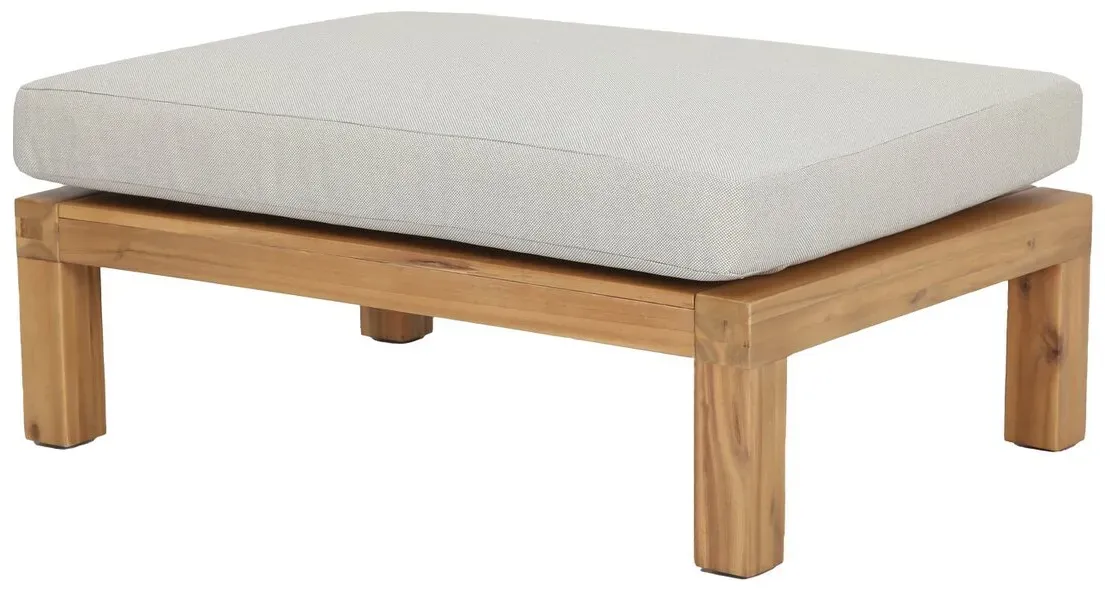 Gartenhocker Relax - Akazienholz Natur, 120 x 60 cm